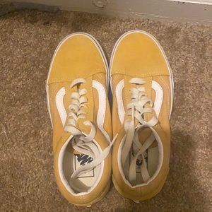 Brand new yellow vans